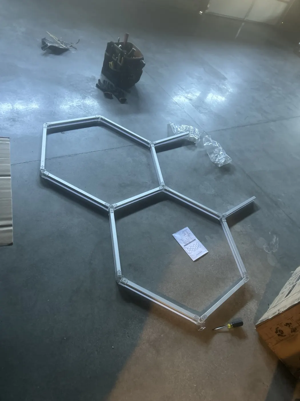 Specialty hexagon lighting preparation
